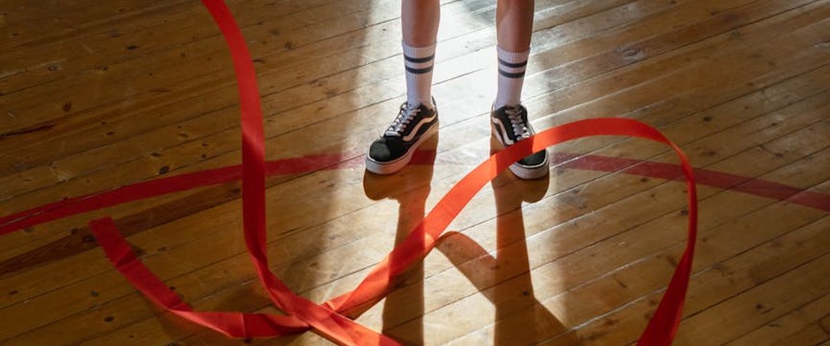 People of various ages practicing light rhythmic steps